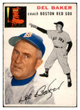 1954 Topps Baseball #133 Del Baker Red Sox EX-MT 534757