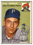 1954 Topps Baseball #134 Cal Hogue Pirates EX-MT 534758