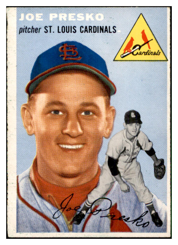 1954 Topps Baseball #135 Joe Presko Cardinals EX-MT 534759
