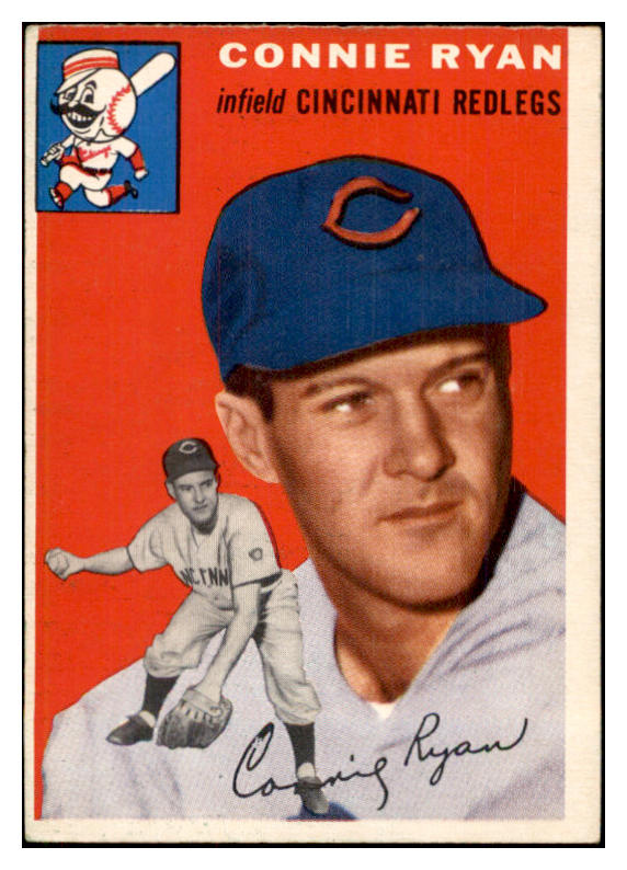 1954 Topps Baseball #136 Connie Ryan Reds EX-MT 534760