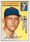 1954 Topps Baseball #138 Bob Borkowski Reds EX-MT 534761