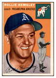 1954 Topps Baseball #143 Rollie Hemsley A's EX-MT 534765