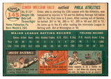 1954 Topps Baseball #145 Elmer Valo A's EX-MT 534767
