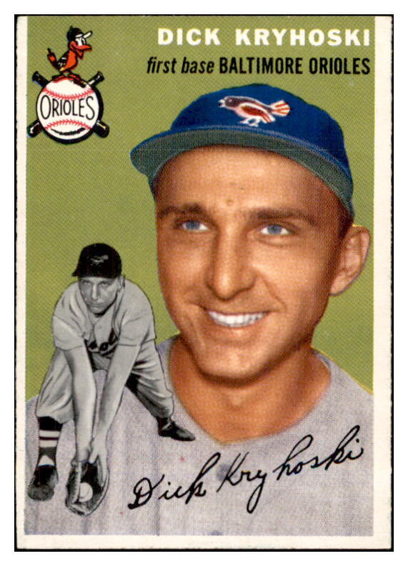 1954 Topps Baseball #150 Dick Kryhoski Orioles EX-MT 534772