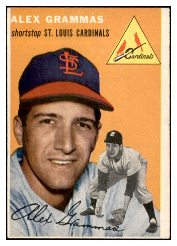 1954 Topps Baseball #151 Alex Grammas Cardinals EX-MT 534773