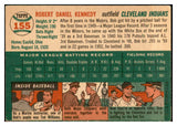 1954 Topps Baseball #155 Bob Kennedy Indians EX 534777
