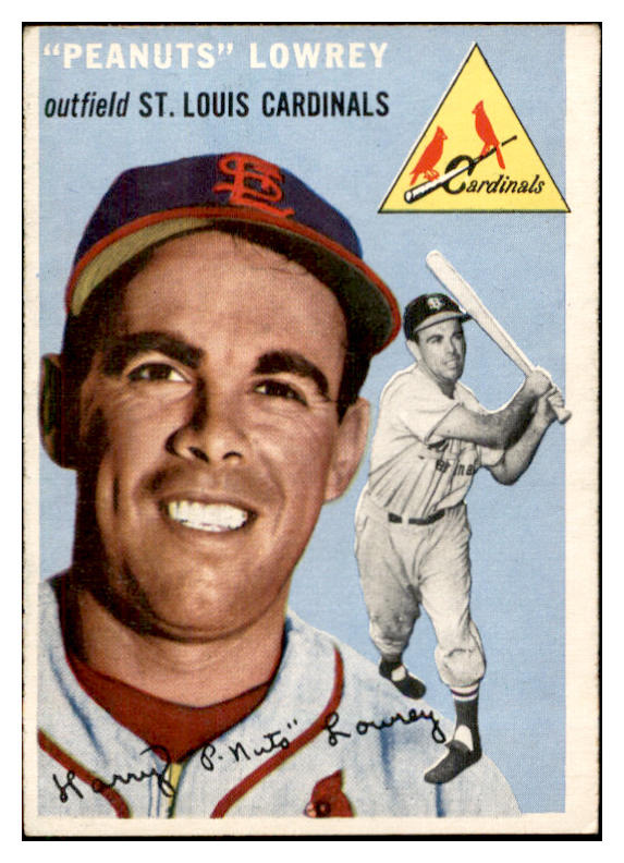 1954 Topps Baseball #158 Peanuts Lowrey Cardinals EX-MT 534779