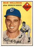 1954 Topps Baseball #177 Bob Milliken Dodgers EX-MT 534788