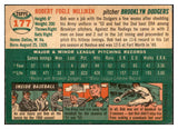 1954 Topps Baseball #177 Bob Milliken Dodgers EX-MT 534788