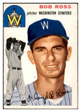 1954 Topps Baseball #189 Bob Ross Senators EX 534791