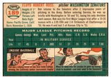 1954 Topps Baseball #189 Bob Ross Senators EX 534791