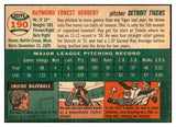 1954 Topps Baseball #190 Ray Herbert Tigers EX-MT 534792