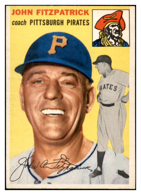 1954 Topps Baseball #213 John Fitzpatrick Pirates EX-MT 534800
