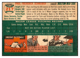 1954 Topps Baseball #217 Paul Schreiber Red Sox EX-MT 534801