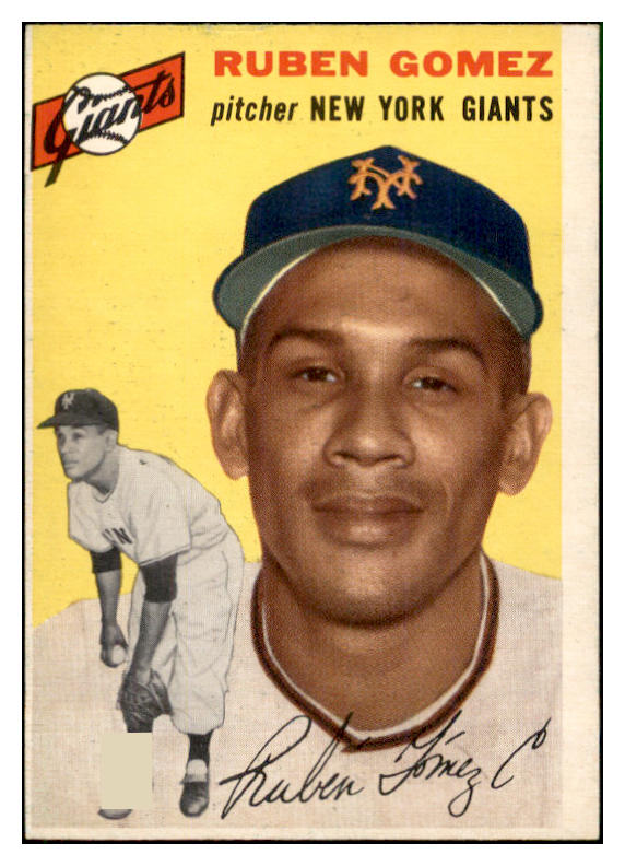 1954 Topps Baseball #220 Ruben Gomez Giants EX-MT 534803