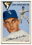 1954 Topps Baseball #222 Bill Wilson White Sox EX-MT 534804