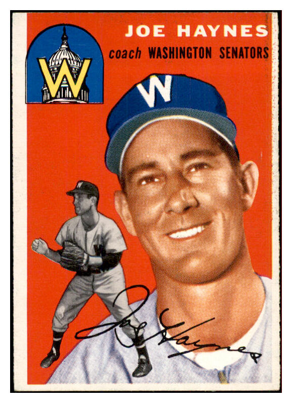 1954 Topps Baseball #223 Joe Haynes Senators EX-MT 534805