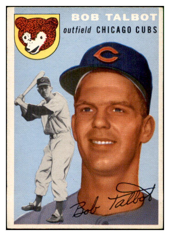 1954 Topps Baseball #229 Bob Talbot Cubs EX-MT 534809