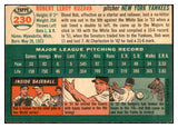 1954 Topps Baseball #230 Bob Kuzava Yankees EX 534810