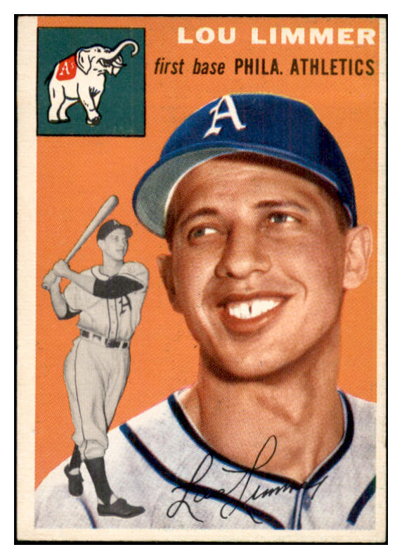 1954 Topps Baseball #232 Lou Limmer A's EX-MT 534812