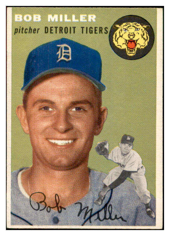 1954 Topps Baseball #241 Bob Miller Tigers EX-MT 534819
