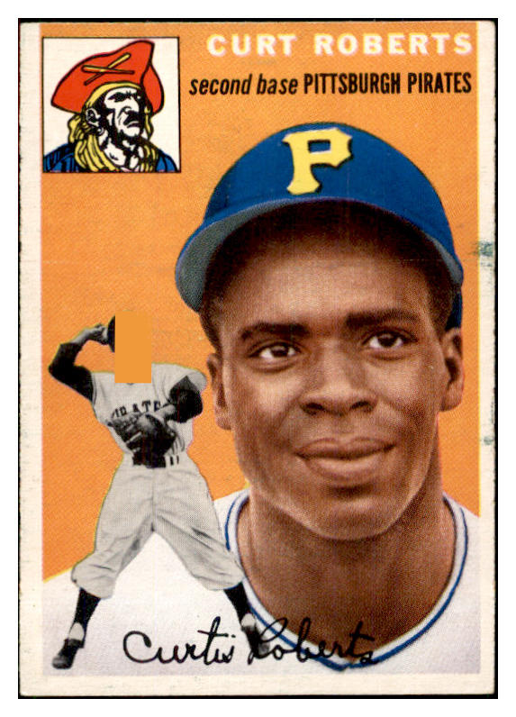 1954 Topps Baseball #242 Curt Roberts Pirates EX-MT 534820