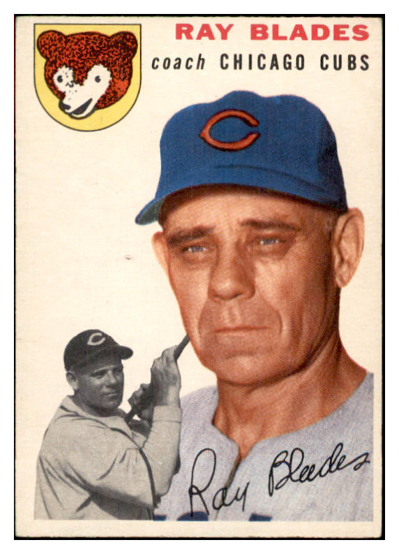 1954 Topps Baseball #243 Ray Blades Cubs EX-MT 534821