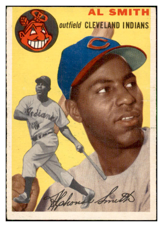 1954 Topps Baseball #248 Al Smith Indians EX 534825