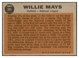 1962 Topps Baseball #395 Willie Mays A.S. Giants NR-MT 534831