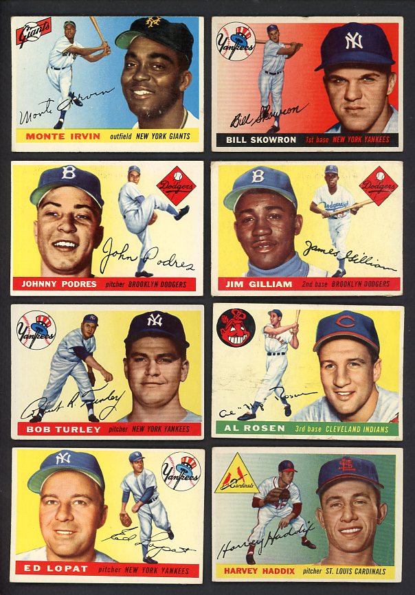 1955 Topps Set Lot 116 Diff VG/VG-EX Irvin Skowron Podres 534843