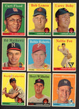 1958 Topps Set Lot 449 Diff VG-EX Lemon Mathews Doby 534855