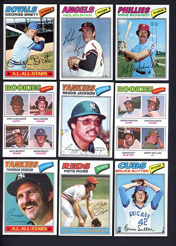 1977 Topps Baseball Complete Set EX+/EX-MT Dawson Murphy Ryan 534860