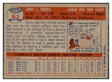 1957 Topps Baseball #061 Dusty Rhodes Giants NR-MT 534867