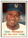 1957 Topps Baseball #109 Hank Thompson Giants NR-MT 534871