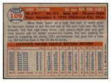 1957 Topps Baseball #109 Hank Thompson Giants NR-MT 534871
