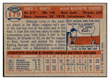 1957 Topps Baseball #179 Ernie Oravetz Senators NR-MT 534874