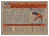 1957 Topps Baseball #206 Willard Schmidt Cardinals NR-MT 534878