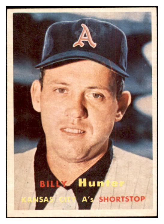 1957 Topps Baseball #207 Billy Hunter A's NR-MT 534879