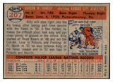 1957 Topps Baseball #207 Billy Hunter A's NR-MT 534879
