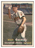 1957 Topps Baseball #017 Billy Gardner Orioles NR-MT 534881