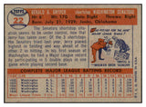 1957 Topps Baseball #022 Jerry Snyder Senators NR-MT 534883