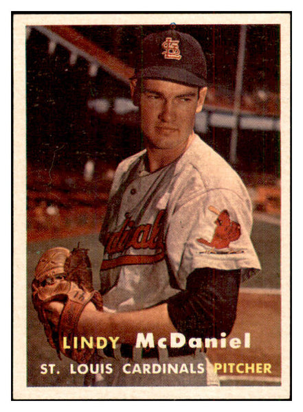 1957 Topps Baseball #079 Lindy McDaniel Cardinals NR-MT 534888