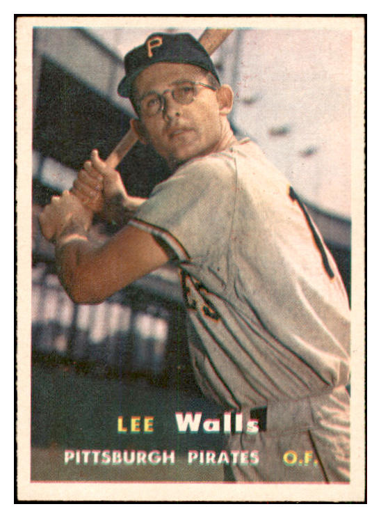 1957 Topps Baseball #052 Lee Walls Pirates NR-MT 534892