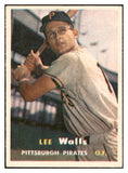 1957 Topps Baseball #052 Lee Walls Pirates NR-MT 534892