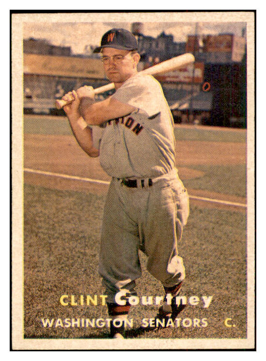 1957 Topps Baseball #051 Clint Courtney Senators NR-MT 534893