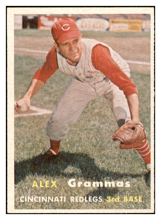 1957 Topps Baseball #222 Alex Grammas Reds NR-MT 534897