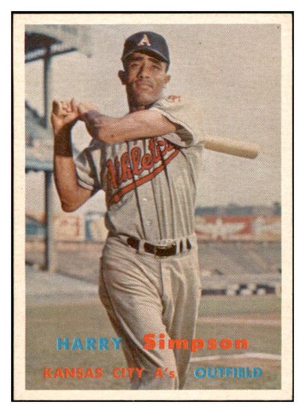 1957 Topps Baseball #225 Harry Simpson A's NR-MT 534898