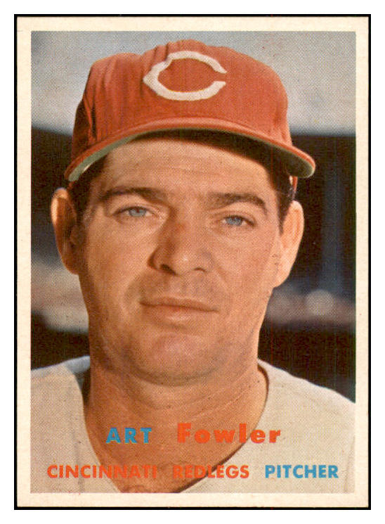 1957 Topps Baseball #233 Art Fowler Reds NR-MT 534899