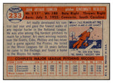 1957 Topps Baseball #233 Art Fowler Reds NR-MT 534899