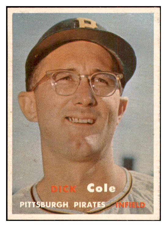 1957 Topps Baseball #234 Dick Cole Pirates NR-MT 534900